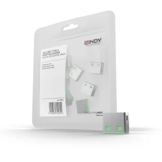 Lindy 40461 USB Port Locks Green Expansion Kit for No. 40451
