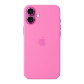 Apple - Protective cover for mobile phone - MagSafe compatibility - silicone - peony - for iPhone 16 Plus