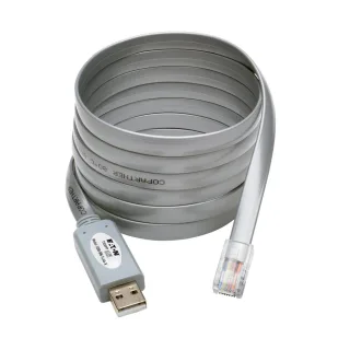 Eaton Tripp Lite Series USB to RJ45 Cisco Serial Rollover Cable, USB Type-A to RJ45 M/M, 6 ft - Serial adapter - USB - grey