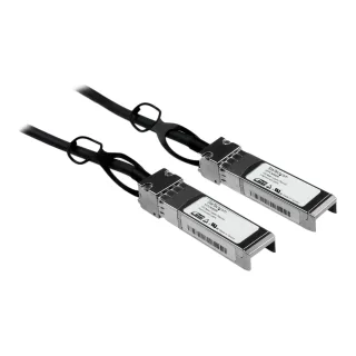 Startech Cisco SFP-H10GB-CU5M Compatible 5m 10G SFP+ to SFP+ Direct Attach Cable Twinax, 10GbE SFP+ Copper DAC 10Gbps Low Power Passive Mini GBIC/Transceiver Module DAC, 10G SFP+ Cable - Lifetime Warranty (SFPCMM5M)