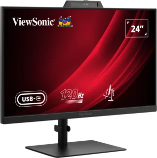 ViewSonic VG2441V - LED monitor - 24" (23.8" viewable) - 1920 x 1080 Full HD (1080p) @ 120 Hz - IPS - 250 cd/m² - 1500:1 - 4 ms - HDMI, DisplayPort, USB-C - speakers