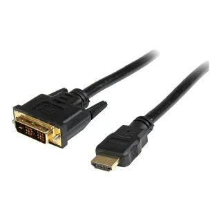 Startech 1m HDMI to DVID Cable M/M - Adapter cable - HDMI male to DVI-D male - 1 m - shielded - black