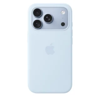 Apple - Protective cover for mobile phone - MagSafe compatibility - silicone - crisp blue - for iPhone 18 Pro