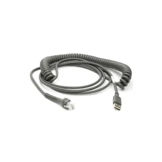 Zebra CBA-U12-C09ZAR USB Cbl Serie a Series a Conn. 9FT Coiled Rohs