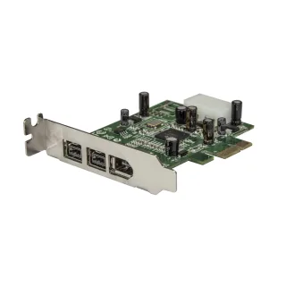 Startech 3 Port 2b 1a Low Profile 1394 PCI Express FireWire Card Adapter - FireWire adapter - PCI Express x1 low profile - FireWire 800 - 2 ports + 1 x FireWire
