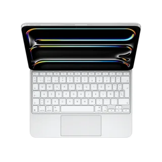 Apple Magic Keyboard - Keyboard and folio case - with trackpad - backlit - Apple Smart connector - white