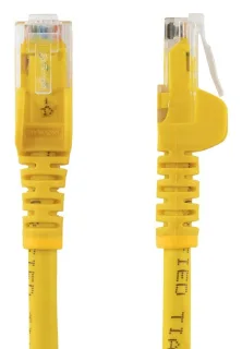 Startech 1m CAT6 Ethernet Cable, 10 Gigabit Snagless RJ45 650MHz 100W PoE Patch Cord, CAT 6 10GbE UTP Network Cable w/Strain Relief, Yellow, Wiring is UL Certified/TIA - Category 6 - 24AWG (N6PATC1MYL) - Patch cable - RJ-45 (M) to RJ-45 (M) - 1 m - UTP - CAT 6 - snagless - yellow