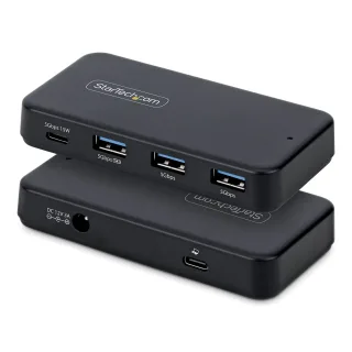 Startech - Hub - 3 x SuperSpeed USB 3.0 + 1 x USB-C (power delivery) - desktop
