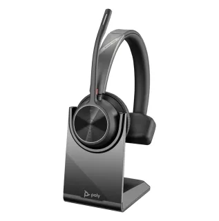 HP Poly Voyager 4310 - Voyager 4300 UC series - headset - on-ear - Bluetooth - wireless, wired - USB-A - black - Zoom Certified
