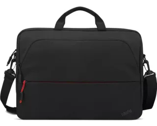Lenovo ThinkPad Essential Topload (Eco) - Notebook carrying case - 13" - 14" - black with red accents - for IdeaPad S340-14, ThinkCentre M75t Gen 2, ThinkPad E14 Gen 3, X1 Nano Gen 2, Z13 Gen 1