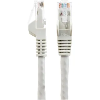 Startech 1m White Slim CAT6 Ethernet Cable, Snagless, 28AWG, LSZH - Patch cable - RJ-45 (M) to RJ-45 (M) - 1 m - 3.6 mm - UTP - CAT 5/5e/6 - IEEE 802.3bt - halogen-free, snagless - white