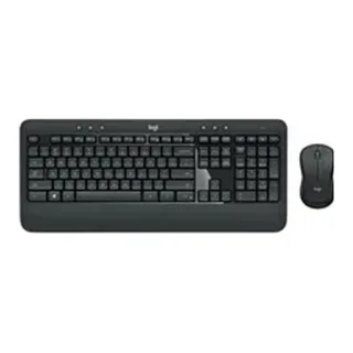 Logitech MK540 Advanced Wireless Keyboard and Mouse Combo for Windows, 2.4 GHz Unifying USB-Receiver, Multimedia Hotkeys, 3-Year Battery Life, for PC, Laptop, QWERTY UK Layout, Black