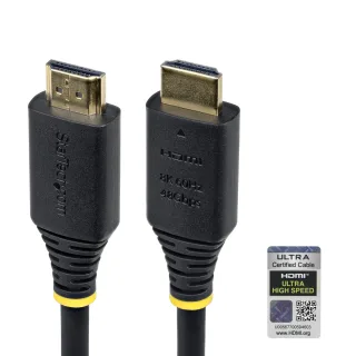 Startech - Ultra High Speed - HDMI cable - HDMI male to HDMI male - 50 cm - shielded - black - passive, 4K120Hz support, 8K60Hz (7680 x 4320) support