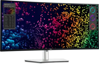 Dell UltraSharp U4025QW - LED monitor - curved - 40" (39.7" viewable) - 5120 x 2160 5K2K UltraWide @ 120 Hz - IPS - 600 cd/m² - 2000:1 - 5 ms - Thunderbolt 4, HDMI, DisplayPort - speakers - black - with 3 years Advanced Exchange Service