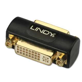 Lindy 41233 Dvi-i Dual Link F/F Coupl Gold Plated Connectors