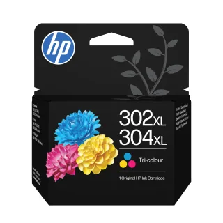 HP 302XL/304XL - 7 ml - High Yield - colour (cyan, magenta, yellow) - original - ink cartridge - for AMP 130, Deskjet 1110, 21XX, 26XX, 36XX, 37XX, ENVY 45XX, 50XX, Officejet 38XX, 46XX, 52XX