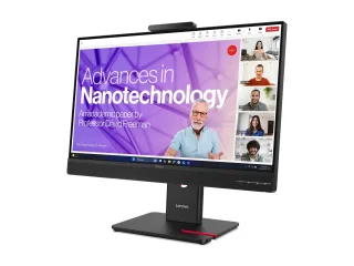Lenovo ThinkVision T24-4v - LED monitor - 1920 x 1080 Full HD (1080p) @ 120 Hz - IPS - 250 cd/m² - 1500:1 - 4 ms - HDMI, VGA, DisplayPort, USB-C - speakers - eclipse black