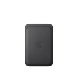 Apple - Wallet for mobile phone / credit card - MagSafe compatibility - microtwill, FineWoven - black - for iPhone 12, 13, 14, 15, 16, 16e, 17, 17e, 18, Air