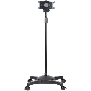 Startech Mobile Tablet Stand w/ Lockable Wheels, Height Adjustable Cart, Universal Rolling Floor Stand for Tablets from 7-11in, Portable Tablet Stand w/ Detachable Tablet Holder, TAA - Ergonomic Tablet Stand - Cart - for tablet - screen size: 7"-11