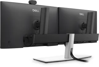Dell Pro MDS26 - Stand - for 2 monitors - quick release mechanism - silver/black - screen size: 19"-27" - mounting interface: 100 x 100 mm - desktop