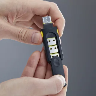 Startech - USB port blocker - USB-A - black - TAA Compliant