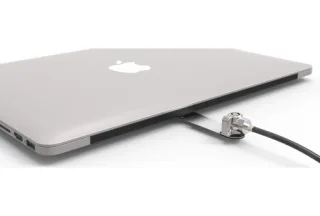 Compulocks Blade Universal Lock Slot Adapter with Keyed Cable Lock - System security kit - silver