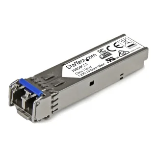 Startech HPE J4859C Compatible SFP Module, 1000BASE-LX, 1GbE Single Mode (SMF)/Multi Mode MMF Fiber Optic Transceiver, LC Connector, 10km, 1310nm, DDM, HPE 1400, 1700, 1820, Mini GBIC - Lifetime Warranty (J4859CST) - SFP (mini-GBIC) transceiver module (equivalent to: HP J4859C) - 1GbE - 1000Base-LX - LC - up to 10 km - 1310 nm - for HPE 1700, 2610, 93XX, Switch XL 10/100/1000, HPE Aruba 2530, 2930F 24, 2930F 48, 5406