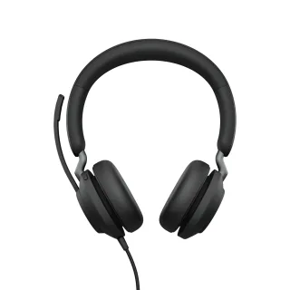 Jabra Evolve2 40 SE MS Stereo - Headset - on-ear - wired - USB-C, USB-A - noise isolating - Certified for Microsoft Teams