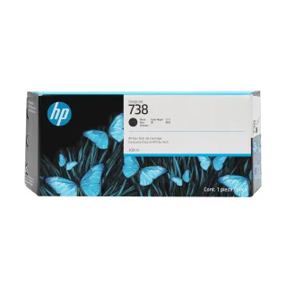 HP 738 - 300 ml - black - original - DesignJet - ink cartridge