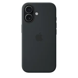 Apple - Protective cover for mobile phone - MagSafe compatibility - silicone - black - for iPhone 17