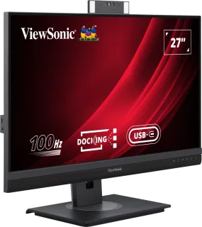ViewSonic VG2757V-2K - LED monitor - 27" - 2560 x 1440 QHD @ 100 Hz - IPS - 350 cd/m² - 1300:1 - 5 ms - HDMI, DisplayPort, USB-C - speakers