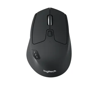 Logitech M720 Triathlon - Mouse - right-handed - optical - 7 buttons - wireless - Bluetooth, 2.4 GHz - USB wireless receiver