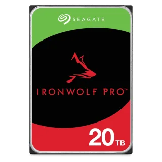 Seagate IronWolf Pro ST20000NT001 - Hard drive - 20 TB - internal - 3.5" - SATA 6Gb/s - 7200 rpm - buffer: 256 MB - with 3 years Seagate Rescue Data Recovery