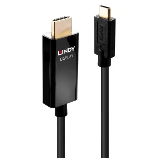 Lindy Electronics 43292 2M USB Type C to HDMI 4K60 Adapter Cable with Hdr