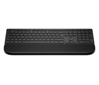 HP 585K - Keyboard - dual mode, 3-zone layout, multi-device, low profile key travel - full size - wireless - Bluetooth, 2.4 GHz - UK - black