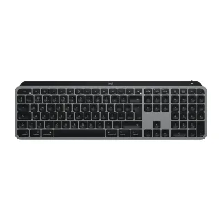 Logitech Master Series MX Keys S for Mac - Keyboard - full size - backlit - wireless - Bluetooth LE - QWERTY - UK - space grey