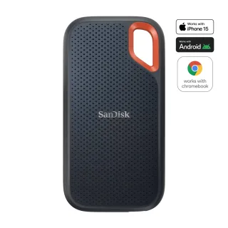 SanDisk Extreme Portable V2 - SSD - 4 TB - external (portable) - USB 3.2 Gen 2 - 256-bit AES - black