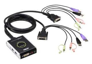 ATEN CS682 - KVM / audio / USB switch - 2 x KVM / audio / USB - 1 local user - desktop