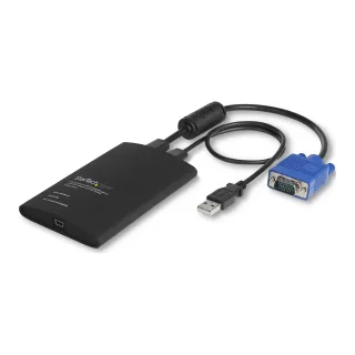 Startech USB Crash Cart Adapter - File Transfer & Video - Portable Server Room Laptop to KVM Console Crash Cart (NOTECONS02) - KVM switch - 1 x KVM port(s) - 1 local user - desktop