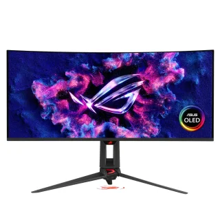 ASUS ROG Swift PG34WCDN - OLED monitor - gaming - curved - USB - 34" (33.94" viewable) - 3440 x 1440 @ 360 Hz - 450 cd/m² - 1500000:1 - DisplayHDR 500 True Black - 0.03 ms - 2xHDMI, DisplayPort, USB-C - dark grey