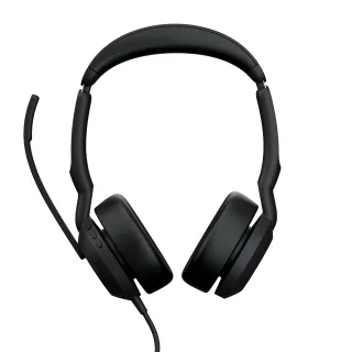 Jabra Evolve2 50 UC Stereo - Headset - on-ear - wired - active noise cancelling - USB-C, USB-A - UC certified