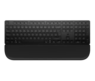 HP 585K - Keyboard - dual mode, 3-zone layout, multi-device, low profile key travel - full size - wireless - Bluetooth, 2.4 GHz - UK - black
