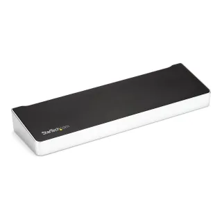 Startech USB-C Dock, 4K Triple Monitor USB Type-C Docking Station with Dual DisplayPort & HDMI, 100W Power Delivery + Charging, USB 3.0/3.1 Gen 1 Hub (1x USB-C + 4x USB-A) w/ Ethernet - 100W PD Laptop Dock (DK30CH2DEPUE) - Docking station - USB-C - HDMI, DP - 1GbE - 100 watt - TAA Compliant - United Kingdom, Europe