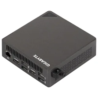 Gigabyte BRIX (GB-BRU5-225H) Barebone Kit, Intel Core Ultra 5 225H 14 Core CPU, 2 x DDR5 SO-DIMM Slots, 2 x M.2 2280 Slots, 1 x M.2 E Key 2230 Wi-Fi & BT slot (Wi-Fi 7 RTL8922AE)