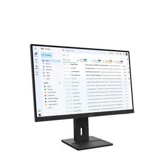 Lenovo ThinkVision E27-40 - LED monitor - 27" - 1920 x 1080 Full HD (1080p) - IPS - 300 cd/m² - 1500:1 - 4 ms - HDMI, VGA, DisplayPort - speakers - raven black