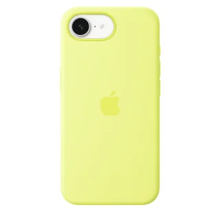 Apple - Protective cover for mobile phone - silicone - neon yellow - for iPhone 16e