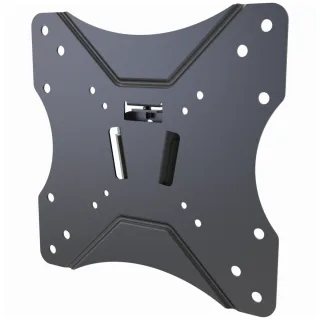 Display wall mount - fits display 30 to 55" with VESA sizes 75 x 75, 100 x 100, 200 x 100, 200 x 200 - thumbscrews used to fix display for fast assembly - landscape or portrait - swl 25 kg - black