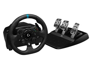 Logitech G923 - Wheel and pedals set - wired - black - for PC, Microsoft Xbox One