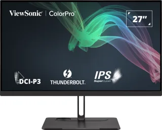 ViewSonic ColorPro VP2776T-4K - LED monitor - 27" - 3840 x 2160 4K @ 60 Hz - IPS - 400 cd/m² - 2000:1 - DisplayHDR 400 - 5 ms - 2xHDMI, DisplayPort, USB-C - speakers