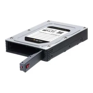 Startech 2.5 to 3.5 Hard Drive Adapter - For SATA and SAS SSDs/HDDs - SSD Enclosure - HDD Enclosure - Internal Hard Drive Enclosure (25SATSAS35HD)